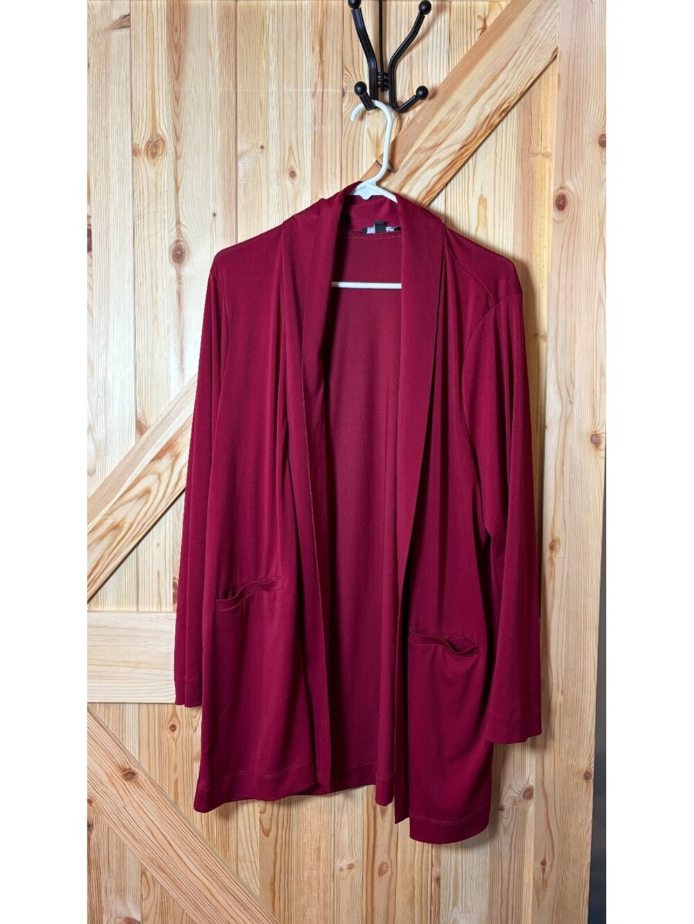 Torrid Burgundy Open Front Cardigan Size 2